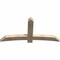 Ekena Millwork Bellingham Rough Sawn Timber Gable Bracket, Douglas Fir, 72"W x 36"H x 4"D x 6"F, 12/12 Pitch GBW072X36X0406BEL00RDF - alternate 2